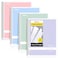SUNEE Spiral Notebooks Wide Ruled 1Subject 4 Pack 8 x 1012 in 70 Sheets 3Hole Punched 70gsm Paper Pastel Pink Purple Blue Green for School Home Office Writing Journal