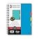 iScholar iQ 3 Subject Poly Cover Double Wire Notebook College Rule 95 x 65 Inches 120 Sheets Color May Vary 57904