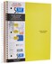 Five Star Spiral Notebooks 5 Subject College Ruled Paper 200 Sheets 11 x 812 Teal Yellow 2 Pack 73509