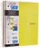 Five Star Spiral Notebooks 5 Subject College Ruled Paper 200 Sheets 11 x 812 Teal Yellow 2 Pack 73509