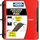 Five Star Flex Refillable Notebook Study App College Ruled Paper and 112 Inch TechLock Ring Binder with Pockets Tabs and Dividers 300 Sheet Capacity Fire Red 29324AB2