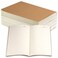 Owevvin 24 Pack Journal Notebook with Lined Paper Brown Kraft Cover Writing Diary Subject Notebooks for Travelers School and Office A5 Size 83x55 inch 60 Lined Pages 30 Sheets