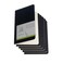 TWONE 6 Pack Mini Pocket Notebooks 35 by 55 Inches 90 x 140 mm Black Cardstock Journal Set with 60 Lined Pages 30 Sheets Perfect for Travel Office School Daily Notes