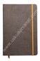 Rhodia Rhodiarama Webnotebook Lined 96 Sheets 5 12 x 8 14 Chocolate Cover
