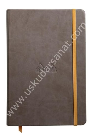 Rhodia Rhodiarama Webnotebook Lined 96 Sheets 5 12 x 8 14 Chocolate Cover