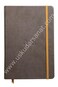 Rhodia Rhodiarama Webnotebook Lined 96 Sheets 5 12 x 8 14 Chocolate Cover