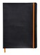 Rhodia Rhodiarama SoftCover Notebook 80 Dots Sheets 9 34 x 7 12 Black Cover