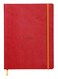Rhodia Rhodiarama SoftCover Notebook 80 Dots Sheets 9 34 x 7 12 Poppy Cover 117563C