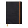 Rhodia Rhodiarama SoftCover Notebook 80 Dots Sheets 6 x 8 14 Black Cover