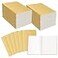 JOYO 48 Pack Unlined Kraft Notebooks Soft Cover Sewn Diary Memo Pad for Travelers Students and Doodlers 48 pages 4 x 57