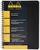 Rhodia 193469C Spiral Notebook Full Bound Black Notebook A5 Ruled 160 Detachable Pages Clairefontaine Paper 80 gm Soft and Resistant Coated Card Cover Classic