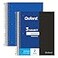 Oxford Spiral Notebooks 3Subject Wide Ruled Paper Durable Plastic Cover 150 Sheets 3 Divider Pockets 2 per Pack 10385