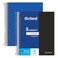 Oxford Spiral Notebooks 5Subject Writing Journals Wide Ruled Paper Durable Plastic Cover 200 Sheets 5 Durable Divider Pockets 2 Pack Black and Blue 10387