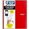 Five Star Spiral Notebook Study App 5 Subject College Ruled Paper Fights Ink Bleed Water Resistant Cover 812 x 11 200 Sheets Color Will Vary 06208