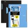Five Star Advance Spiral Notebooks Study App 2 Pack 1 Subject College Ruled Paper 11 x 812 100 Sheets With Spiral Guard and Movable Dividers Black Pacific Blue 820112