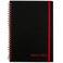 Black n' Red Black n Red Notebooks Business Journals 3 Pack 814 x 578 70 Sheets Ruled Optik Paper Scribzee App Flexible Poly Cover Wirebound Black 400161061