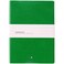 Montblanc Notebook 116518 Fine Stationery 146 Green Elegant Soft Cover Journal Lined Notebook with Leather Binding A5