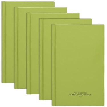 Global Printed Products Tactical Military Notebook 5 Pack 525 x 8