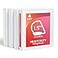 Cardinal 15 Inch 3 Ring Binder D Ring White 4 Pack Holds 375 Sheets 29400