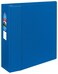 Avery HeavyDuty 3 Ring Binder 4 Inch One Touch EZD Rings 45 Inch Spine 1 Blue Binder 79884