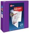 Avery HeavyDuty View 3 Ring Binder 4 Inch One Touch EZD Rings 45 Inch Spine 1 Purple Binder 79813