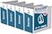 Davis Group Easyview Premium 3Ring Binders with ClearView Covers and D Rings Binders for School or Office 5 Inch Pack of 4 White