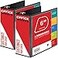 Performore 2 Pack of 6 Inch 3 Ring Binder with Locking Angle D Rings Professional Heavy Duty Large Storage Binder with Pockets Fits 85 x 11 Inch Sheets NonStick Clear View Cover Customizable