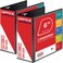 Performore 2 Pack of 6 Inch 3 Ring Binder with Locking Angle D Rings Professional Heavy Duty Large Storage Binder with Pockets Fits 85 x 11 Inch Sheets NonStick Clear View Cover Customizable
