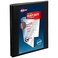 Avery HeavyDuty Nonstick View 3 Ring Binder 12 inch Slant Rings 135Sheet Capacity Black 05233