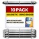 Ring Binder Depot 10 Pack Magnetic 3 Ring Binder Mechanism for Hanging 1 Inch DRing Holds 225 Sheets Heavy Duty for 85x11 Paper 50 Sheet Protectors 5S Organization