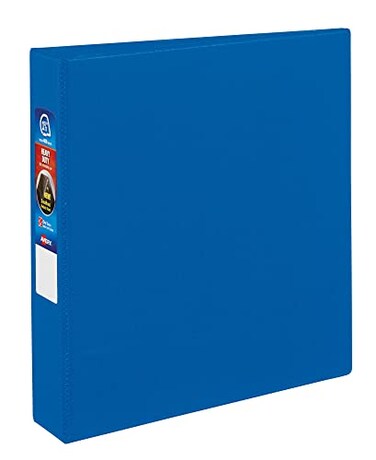 Avery HeavyDuty Binder with 15Inch One Touch EZD Ring Blue 79885