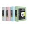 Oxford 3 Ring Binders 2 inch ONETouch Easy Open D Rings 3Sided View Binder Covers Binders for School Xtralife Hinge NonStick PVCFree Natural Pastel 530Sheet Capacity 4 Pack 79923
