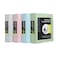 Oxford 3 Ring Binders 2 inch ONETouch Easy Open D Rings 3Sided View Binder Covers Binders for School Xtralife Hinge NonStick PVCFree Natural Pastel 530Sheet Capacity 4 Pack 79923