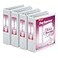 Cardinal Performer 3Ring Binders 2 NonLocking SlantD Rings 540Sheet Capacity Clearvue Presentation NonStick PVCFree White 4Pack 27500 2Inch