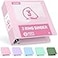 Sooez BinderX Extra Durable 3 Inch 3 Ring Binder DRing Large Binder Holds 670 Sheets of 85x11 Paper Customizable View Cover with Inside Pocket Heavy Duty 3 Ring Binder for School Pink