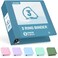 Sooez BinderX Extra Durable 3 Inch 3 Ring Binder DRing Large Binders Holds 670 Sheets of 85x11 Paper Customizable View Cover with Inside Pockets Heavy Duty 3 Ring Binder for School Grey Blue