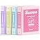SUNEE 15 Inch Binders 3 Ring 4 Pack Clear View 1 12 Inch Binders Three Ring PVCFree Fit 85x11 Inches for School or Office Supplies Assorted Pastel