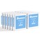 SUNEE 3 Ring Binders 1 Inch 12 Pack Clear View Binders Bulk Three Ring PVCFree Fit 85x11 Inches for School or Office Business Supplies White