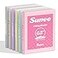 SUNEE 12 Inch Binders 3 Ring 6 Pack 3 Ring Binders Clear View PVCFree Bulk Fit 85x11 Inches for School or Office Supplies Pastel Binder