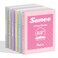SUNEE 12 Inch Binders 3 Ring 6 Pack 3 Ring Binders Clear View PVCFree Bulk Fit 85x11 Inches for School or Office Supplies Pastel Binder