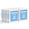 SUNEE 12 Inch Binders 3 Ring 12 Pack Bulk 3 Ring Binders Clear View PVCFree Fit 85x11 Inches for School or Office Supplies White