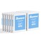 SUNEE 12 Inch Binders 3 Ring 12 Pack Bulk 3 Ring Binders Clear View PVCFree Fit 85x11 Inches for School or Office Supplies White