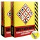 Ring Binder Depot 2 Pack of SDS Binder Heavy Duty 3 Ring Binder with 15 In Capacity Holds 250 Pages Trilingual with EnglishSpanishFrench Durable and Highly Visible Safety Data Sheets Yellow