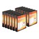 Cardinal Economy 3Ring Binders 15 Round Rings Holds 350 Sheets ClearVue Presentation View NonStick Black Carton of 12 90630