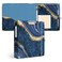 Ospelelf 3 Ring Binder 2 Inch Letter Size 11 x 85 with 5 Tab Dividers File Folder Labels and Low Profile Clipboards Blue Marble Binder for School and Office Supplies