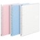 Kokuyo Campus Smart Ring Binders 3 Pack A5 Light Colors Binder Notebooks Up to 25 Sheets 20 Holes Slim Binder Folder with 10 Campus Sarasara Looseleaf Paper Each for Study and Journal Japan Import