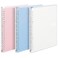 Kokuyo Campus Smart Ring Binders 3 Pack A5 Light Colors Binder Notebooks Up to 25 Sheets 20 Holes Slim Binder Folder with 10 Campus Sarasara Looseleaf Paper Each for Study and Journal Japan Import