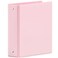 SUNEE 3 Ring Binder 2 Inch 1 Pack Holds 450 Sheets of Letter Paper PVCFree Clear View 2 Three Ring for School or Office Supplies Pink