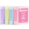 SUNEE 3 Ring Binders 2 Inch 4 Pack Clear View Binder Three Ring PVCFree Fit 85x11 Inches for School or Office Supplies Assorted Pastel