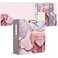 Ospelelf 3 Ring Binder for Letter Size Paper with 5 Tab Dividers 3 Inch Ring 44 Inch Spine Pink Large Binder with Clip for School and Office Supplies
